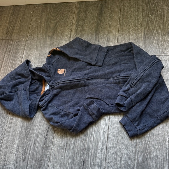 Carhartt Dark Blue Pullover Hoodie - Picture 1 of 5